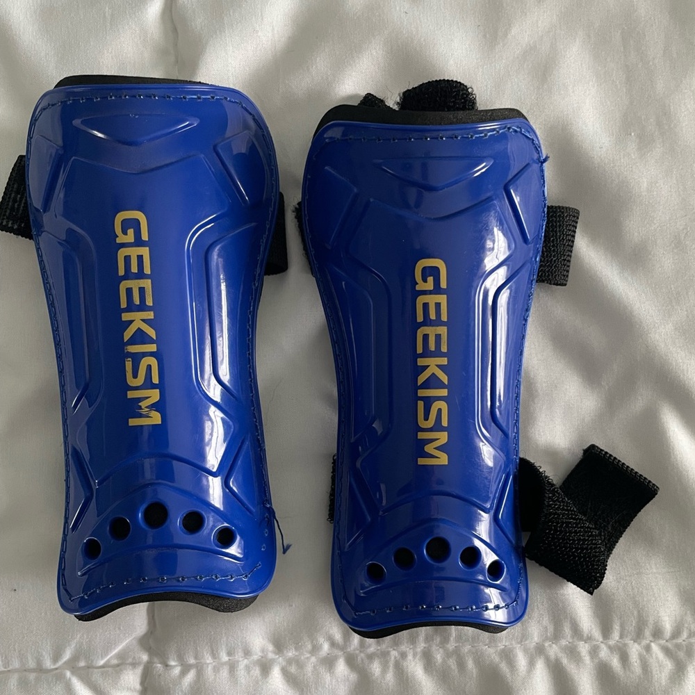 Geekism Blue Shin Guards
